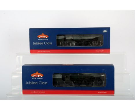 Bachmann OO Gauge BR Jubilee Class Steam Locomotives and Tenders, both boxed, 31-188 Victoria 45565 and 31-189 Falkland Islan