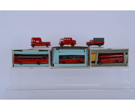 00 Gauge kitbuilt Midland Red Single Deck Buses and Service Vehicles by various makers, comprising Little Bus Co LS18, Lancer