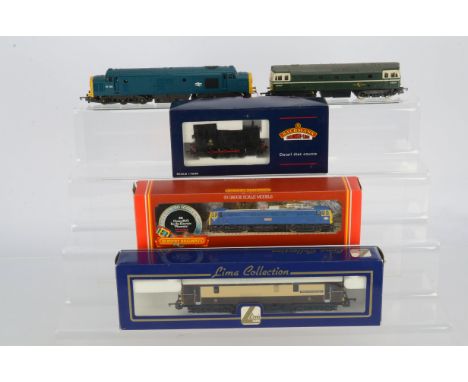 OO Gauge Diesel/Electric Locomotives, boxed examples, Lima L204618 Class 73101 diesel Brighton Evening Argus in chocolate and