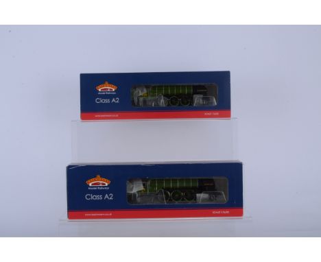 Bachmann OO Gauge Class A2 Steam Locomotives with Tenders, both boxed, 31-525 A H Peppercorn 525 and 31-530 Sugar Palm 526 bo