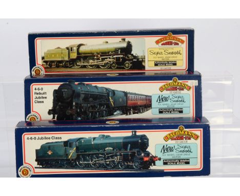 Bachmann OO Gauge BR Steam Locomotives and Tenders, three boxed examples, 31-701 Thompson B1 Viscount Ridley 61241, Jubilee C