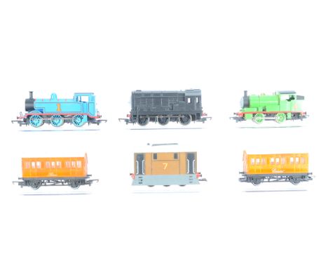 Unboxed Hornby 00 Gauge Thomas The Tank Engine Series Locomotives and coaches, Percy, Thomas, Toby and Devious Diesel engines