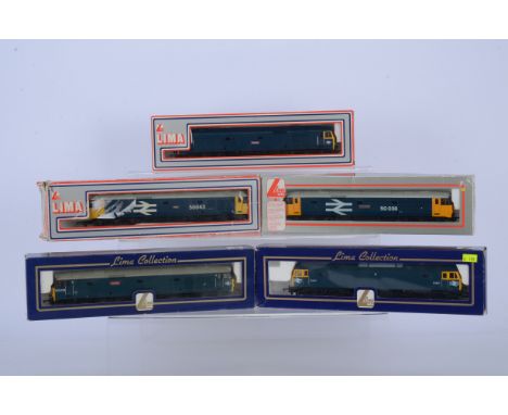 Lima OO Gauge BR Diesel Locomotives,  all boxed, Class 50, 205227 Formidable 50 038, 205142 Eagle 50043, 204896A7 Ramillies 5