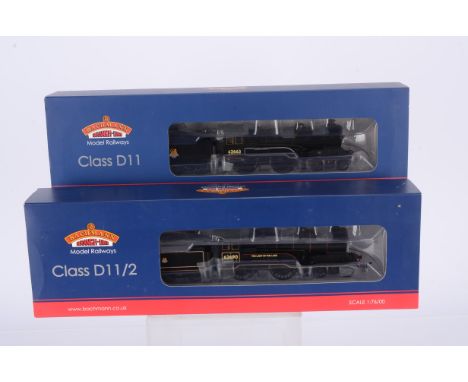 Bachmann OO Gauge BR Class D11/2 Steam Locomotives and Tenders, both boxed, 31-135 The Lady of the Lake 62690 and 31-146Princ
