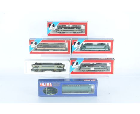 French SNCF HO Gauge Electric Locomotives by Lima, mainly boxed, Golden Series, 208029 LGP CC 7107 in two tone green, 20 8160