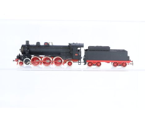 A Pre-production HO Gauge Rivarossi Italian Railways (FS) 2-6-2 Turbine Locomotive and Tender, a non-operational '1st example