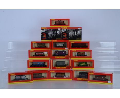 Hornby China OO Gauge  Goods Wagons,  all boxed, two triple packs, private owner plank wagons, R6278 mining , R6279 West Coun