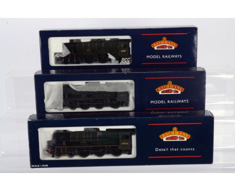 Bachmann OO Gauge BR Jubilee Class Steam Locomotives and Tenders, three boxed examples, 31-160 Achilles 45697 in weathered li