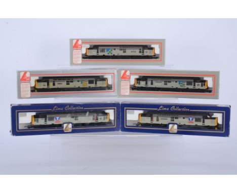 Lima OO Gauge Railfreight/Transrail Diesel Locomotives,  all boxed, Class 37,  Transrail, 204863A7 Blackpool Tower 37 407, 37