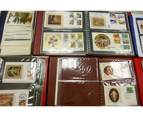 A collection of first day cover stamps, comprising an album of Special Edition Royal cover envelopes 1980-1986, (45) another 