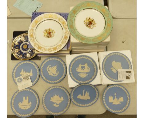A Collection of Wedgwood Jasperware, Royal Worcester &amp; Wedgwood Christmas plates (19) 