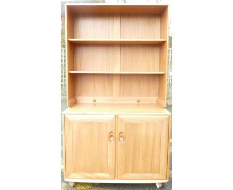 Blonde Ercol 2 Door Dresser, height 162cm, length 92 &amp; depth 44cm 