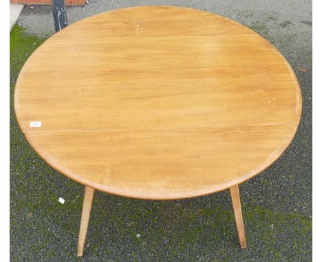 Light Coloured Ercol Drop leaf Table, length 103cm 