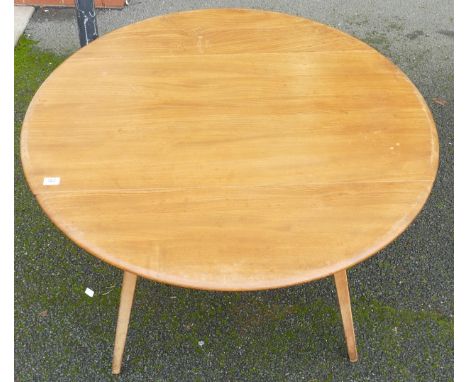 Light Coloured Ercol Drop leaf Table, length 103cm 