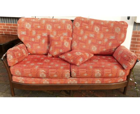 Ercol Style Large Two Seater Settee 