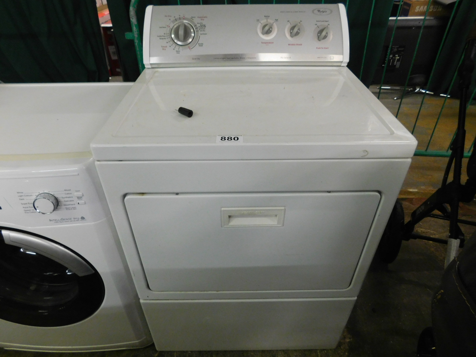 1 WHIRLPOOL HEAVY DUTY PRO SERIES 8 COMMERCIAL VENTED TUMBLE DRYER ...