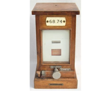 BR(W) Old pattern Lamp Indicator. Fitted with ivorine number plate 68.74. Free moving flag which shows LAMP IN / LAMP OUT.