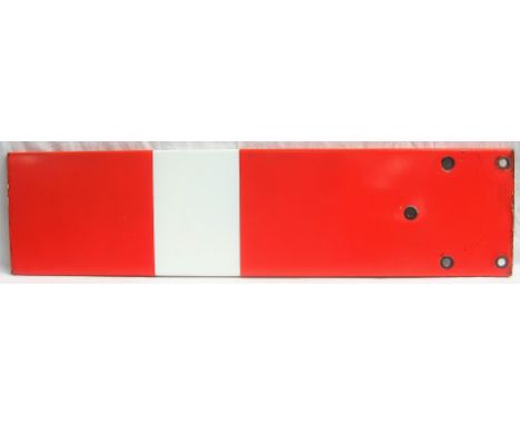 BR Standard enamel Home Signal Arm. In excellent original condition. Measures 41.5 x 10.25 in.