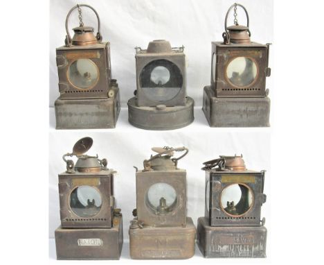 A lot containing 6 x Signal Lamp interiors all complete with burners and glass. 1 x GWR together with 5 x LNER and BR(E). 3 e