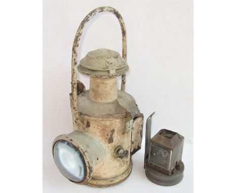 BR(E) Loco Head Lamp. Complete with flip up red filter and correct vessel &amp; burner (Shown).