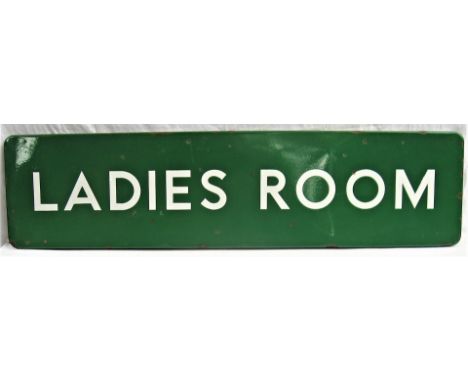 BR(S) FF enamel railway station sign LADIES ROOM. Excellent condition. Measures 48in x 12in.