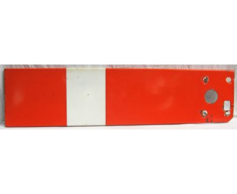 BR(W) Enamel Home Signal Arm. Good original condition measures 48 x 11 in.