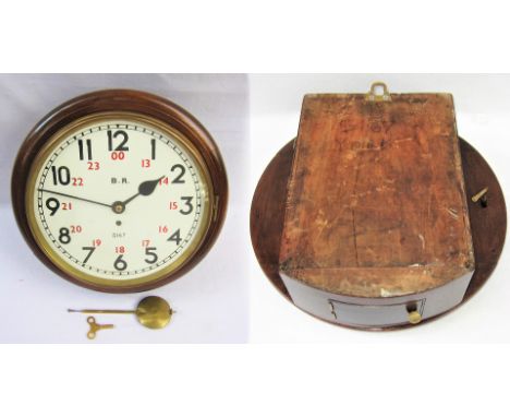 LNER 12 inch Fuse dial Clock. Dial lettered 5167. Rear of dial lettered 11217. Clock records reveal this clock being last use