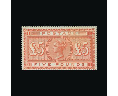 Great Britain - QV (surface printed) : (SG 131) 1867-83 wmk Anchor blued paper 10s grey-green, EB, well centred, light 1883 c