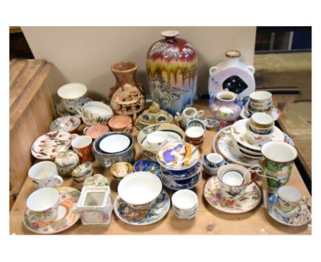 Collection of 20th Century Asian decorative ceramics Condition: A general look shows signs od wear to most pieces and some da