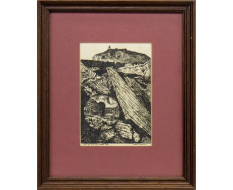 * ROBIN COVENTRY (SCOTTISH 1945 - 2002), LITTLE BOY LOST HIS UTOPIAN BALL lithograph, signed and titled 17cm x 12cm Mounted, 