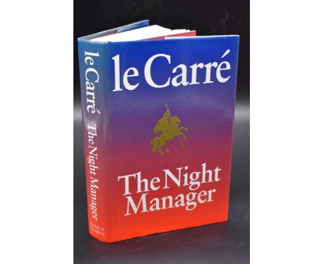 LE CARRE (John):&nbsp;'The Night Manager', London, Hodder &amp; Stoughton, 1993. First Edition, inscribed by author in blue i