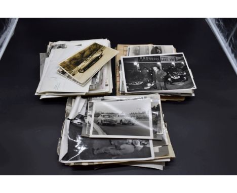 MOTORING PHOTOGRAPHY:&nbsp;collection of approx 280 vintage press and other photographs, largely 1960s period motor racing an