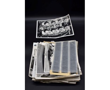 MOTORING PHOTOGRAPHY:&nbsp;collection of approx 108 vintage press and other photographs, including a few negatives, largely 1
