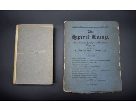 DOUGLAS (Lord Alfred):&nbsp;'The Spirit Lamp. An Aesthetic, Literary and Critical Magazine..': Vol IV, No.1, May 1893: 47pp, 