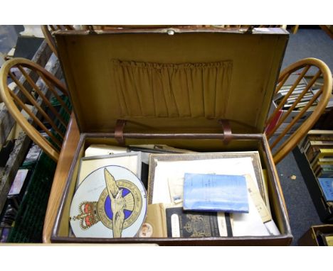 MILITARY PAPERWORK:&nbsp;a quantity of photographs, documents and printed matter, related documents, largely World War I-Worl