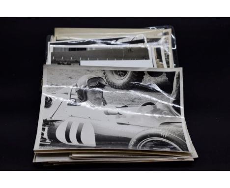 MOTORING PHOTOGRAPHY:&nbsp;collection of approx 135 vintage press and other photographs, largely 1960s period, many with loca