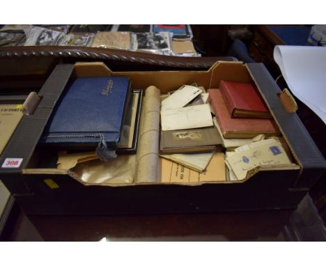 WARTIME CORRESPONDENCE &amp; PHOTOGRAPHS:&nbsp;a quantity in carton, World War I &amp; II periods, to include some postcards 