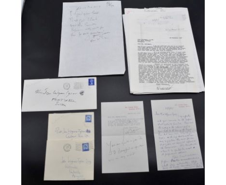 BETJEMAN (Sir John):&nbsp;&nbsp;boldly signed TLS to Miss Wynne-Tyson, 23rd Sep 1958, thanking her 'very much for the proof c