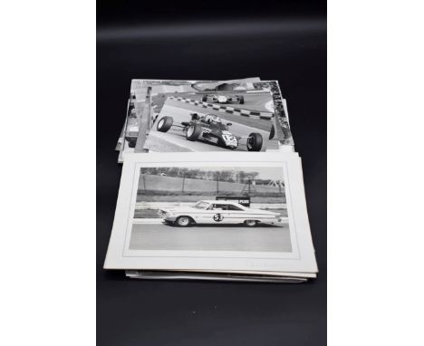 MOTORING PHOTOGRAPHY:&nbsp;collection of approx 74 images, misc motor racing and related personalities, largely vintage press