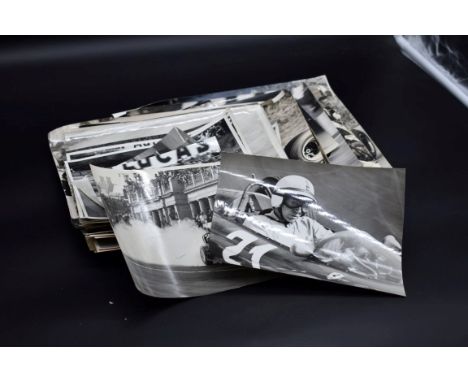 MOTORING PHOTOGRAPHY:&nbsp;collection of approx 125 vintage press and other photographs, largely 1960s period, many with loca