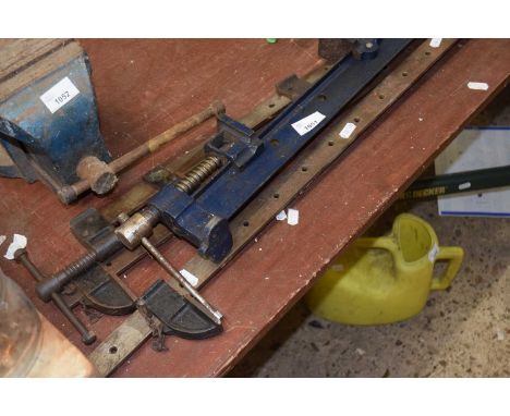 Four sash clamps