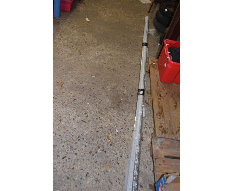 A quantity of stainless steel tile trims