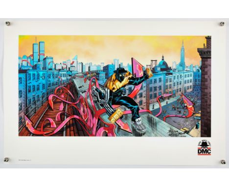 RUN DMC: a limited edition Giclee print No. 72/150 by Sal Buscema, signed by Daryl D.M.C McDaniels (Daryl Makes Comics LLC, 2