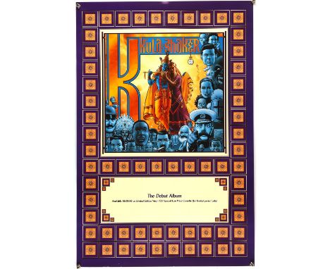 Kula Shaker 'K' (1996) music promo with artwork by Dave Gibbons, rolled, 30 x 20 inches Condition Report:  mild creasing