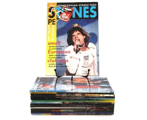 The Rolling Stones - collection of Dutch fan club magazines, 1996-2002 complete run from issues 1 to 18. 