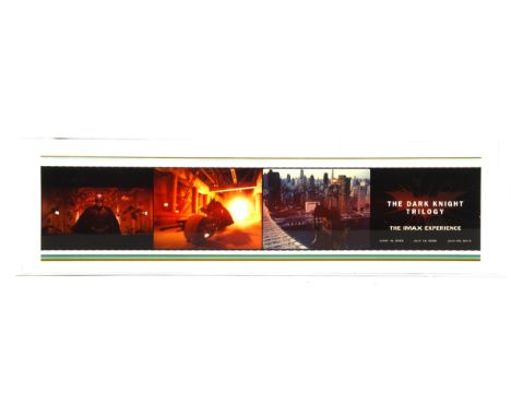 Batman - The Dark Night Trilogy. Perspex display for The Dark Knight Trilogy - The Imax Experience. In opening presentation b