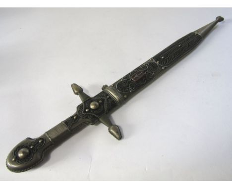 20th century sword with filigree scabbard and grip