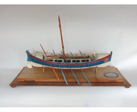 A fine 19th century scale presentation of the Skerries Life Boat - "The Lorna Platt" with engraved presentation plaque - The 