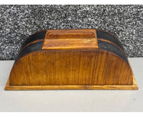 Art Deco (1930’s) wooden tea caddy