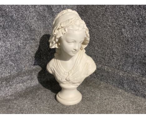 Large Artemis marble Sculpture Diane bust “Ancient Greek Goddess” - H45cm